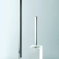 Chrome Toiletborstel set