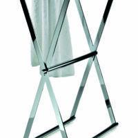 Uitklapbaar handdoek rek