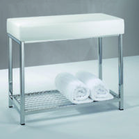 Zitbank met opbergrek