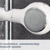 Doucheradio bluetooth op glijstang