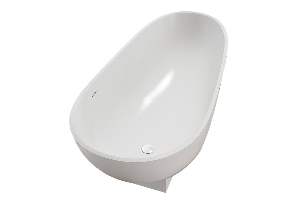 Vrijstaand Solid Surface Ligbad