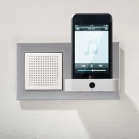 Portable audio systeem met speaker