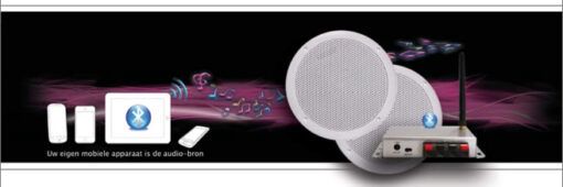 Muziek systeem draadlood d.m.v. uw smartphone