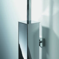 Chrome Toiletborstel set wandmodel