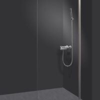 inloopdouche glaswand 87-89 cm