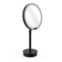 Make up spiegel staand model mat zwart